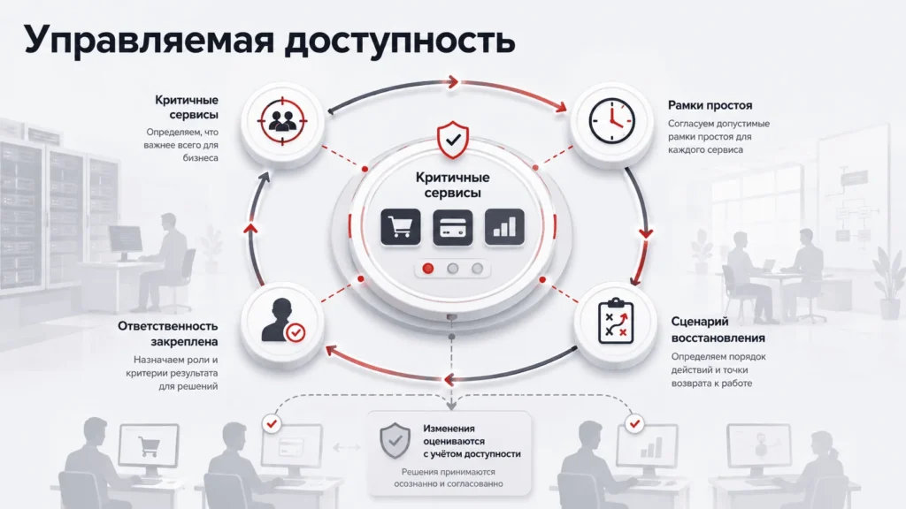 Непредсказуемый простой серверов и критичных бизнес-сервисов